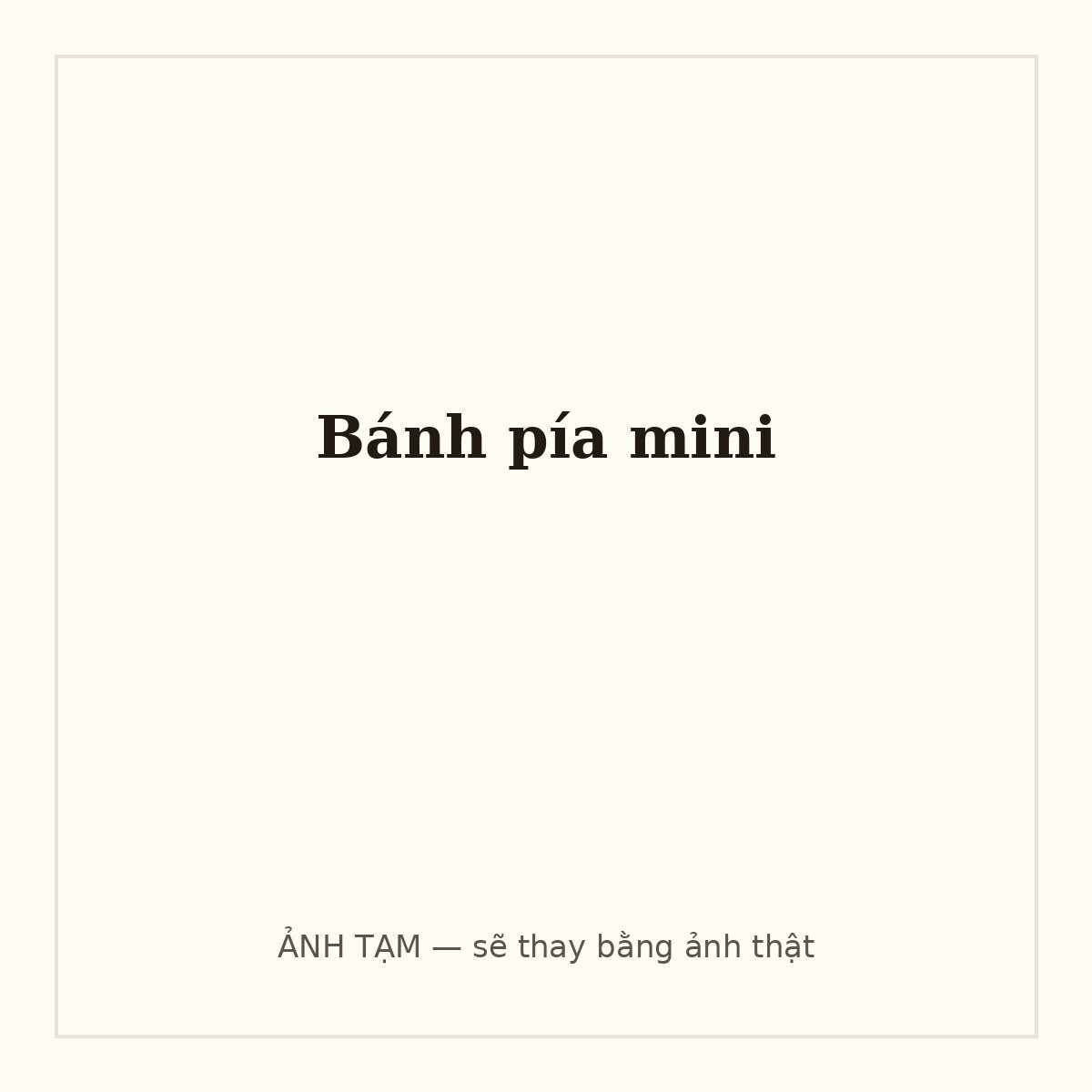 Bánh pía mini
