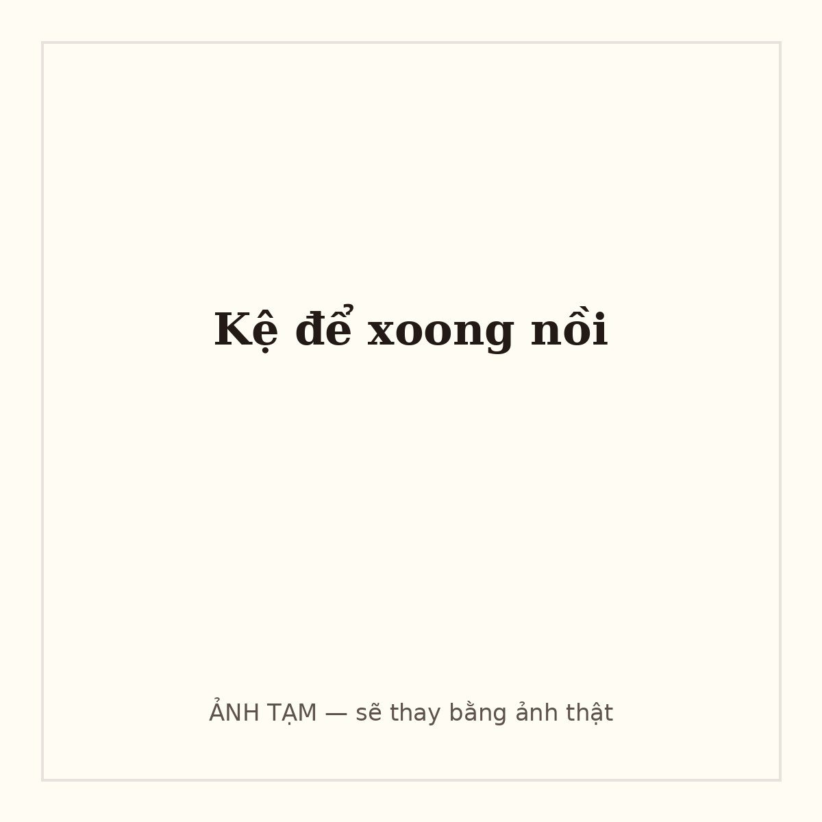 Kệ để xoong nồi