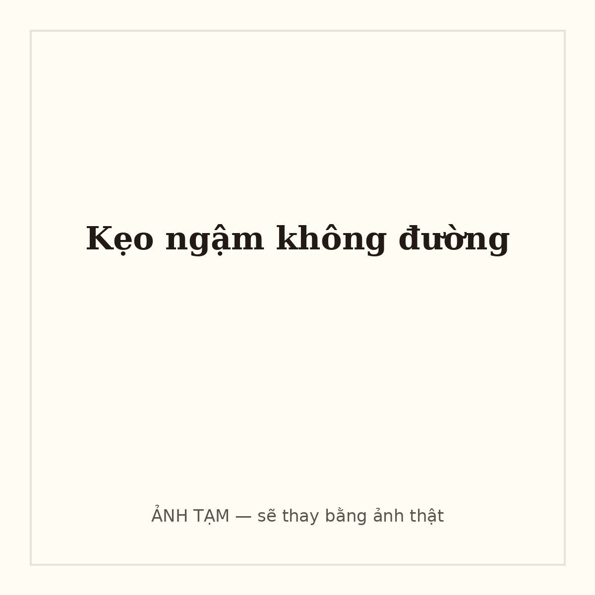 Kẹo ngậm không đường