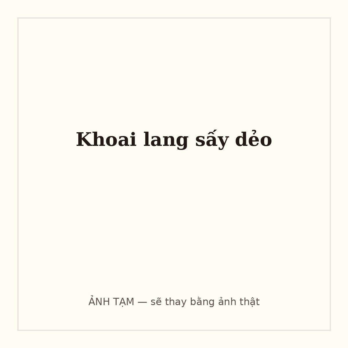 Khoai lang sấy dẻo