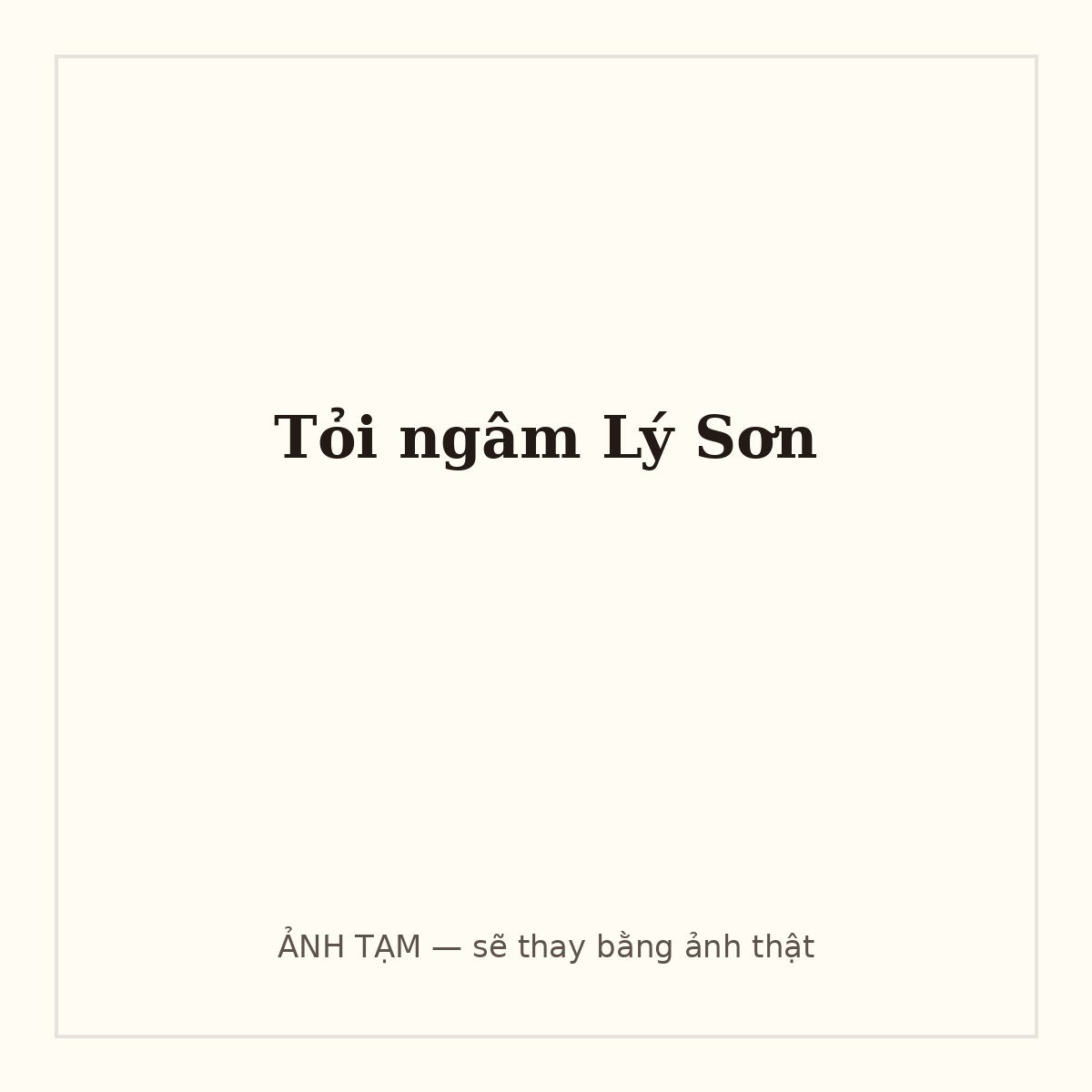 Tỏi ngâm Lý Sơn